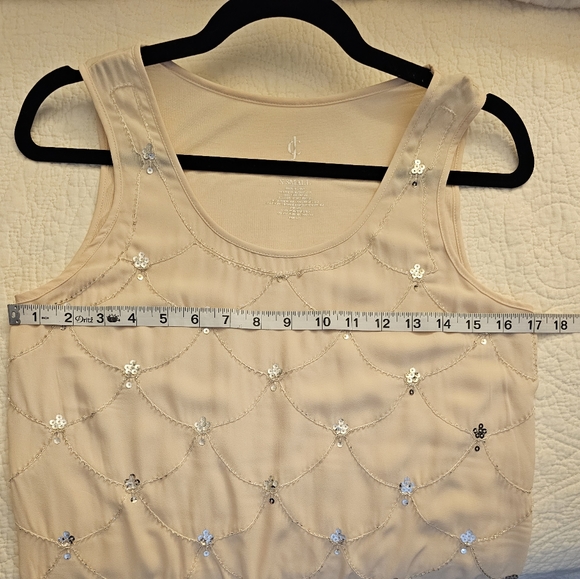Juicy Couture Sleeveless Top with Beads and Sequins (XS) - Picture 5 of 6